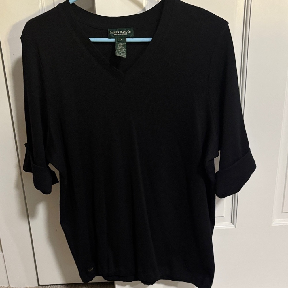 Women’s Ralph Lauren Jean Co. 1X V neck top